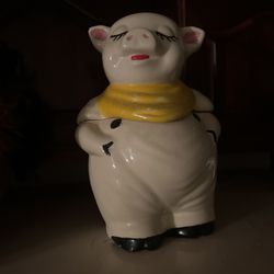 Shawnee Pottery Cookie Jar Smiley Pig