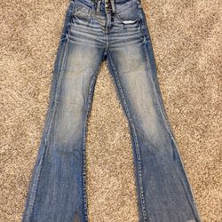 Buckle Black High Rise Flare Jeans 