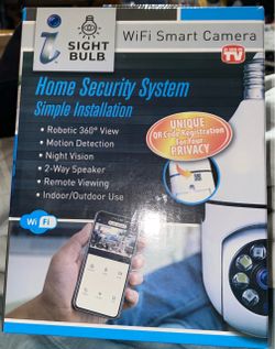 Sight Bulb WiFi Smart Security Camera & Light Pro 75W Equivalent LED Light NEW (READ DESC)