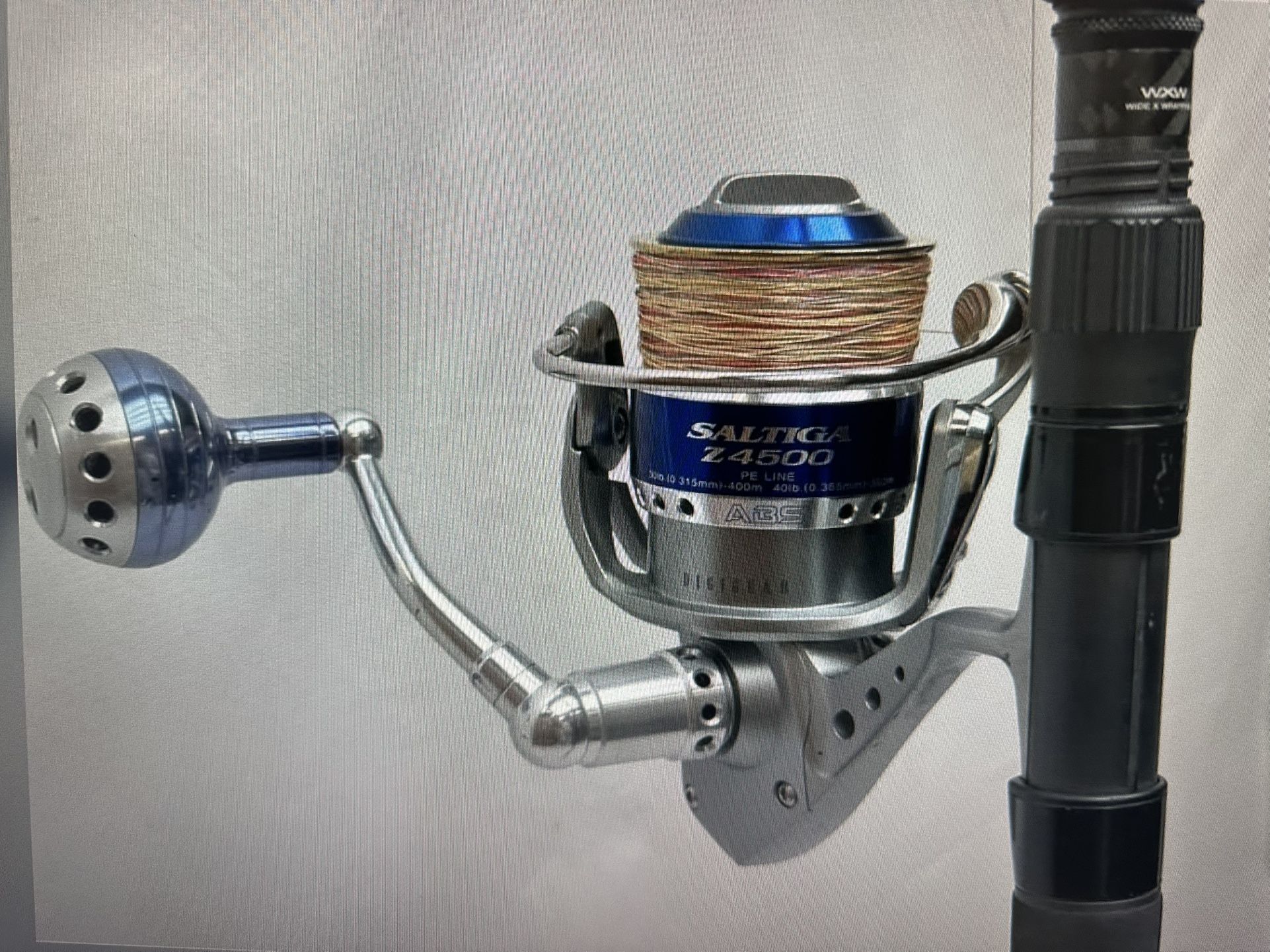 DAIWA SALTIGA Z 4500H Spining Reel + Jigging Rod Black Hole Cape Cod 502S
