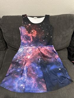 Solar System Outer Space Dress Women’s S/M