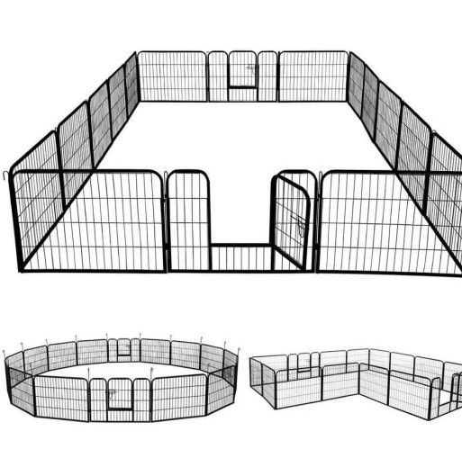 16 Panel Dog Kennel 48 Inch High