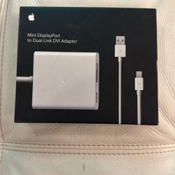 Apple Mini DisplayPort To Dual-Link DVI Adapter
