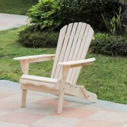 Luxen Home  Wood Adirondack Chair