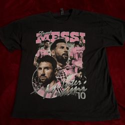 messi graphic tee