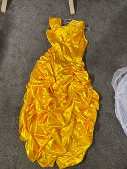 Disneys princess belle costume with hoop skirt