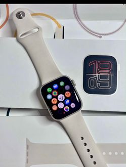Apple Watch with Starlight Sport Band