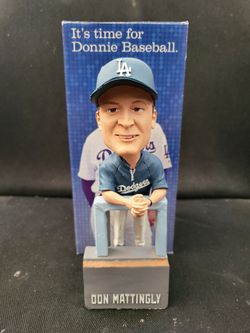 Don Mattingly signed bobblehead