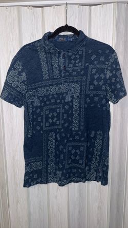 RALPH LAUREN BANDANA PRINT POLO