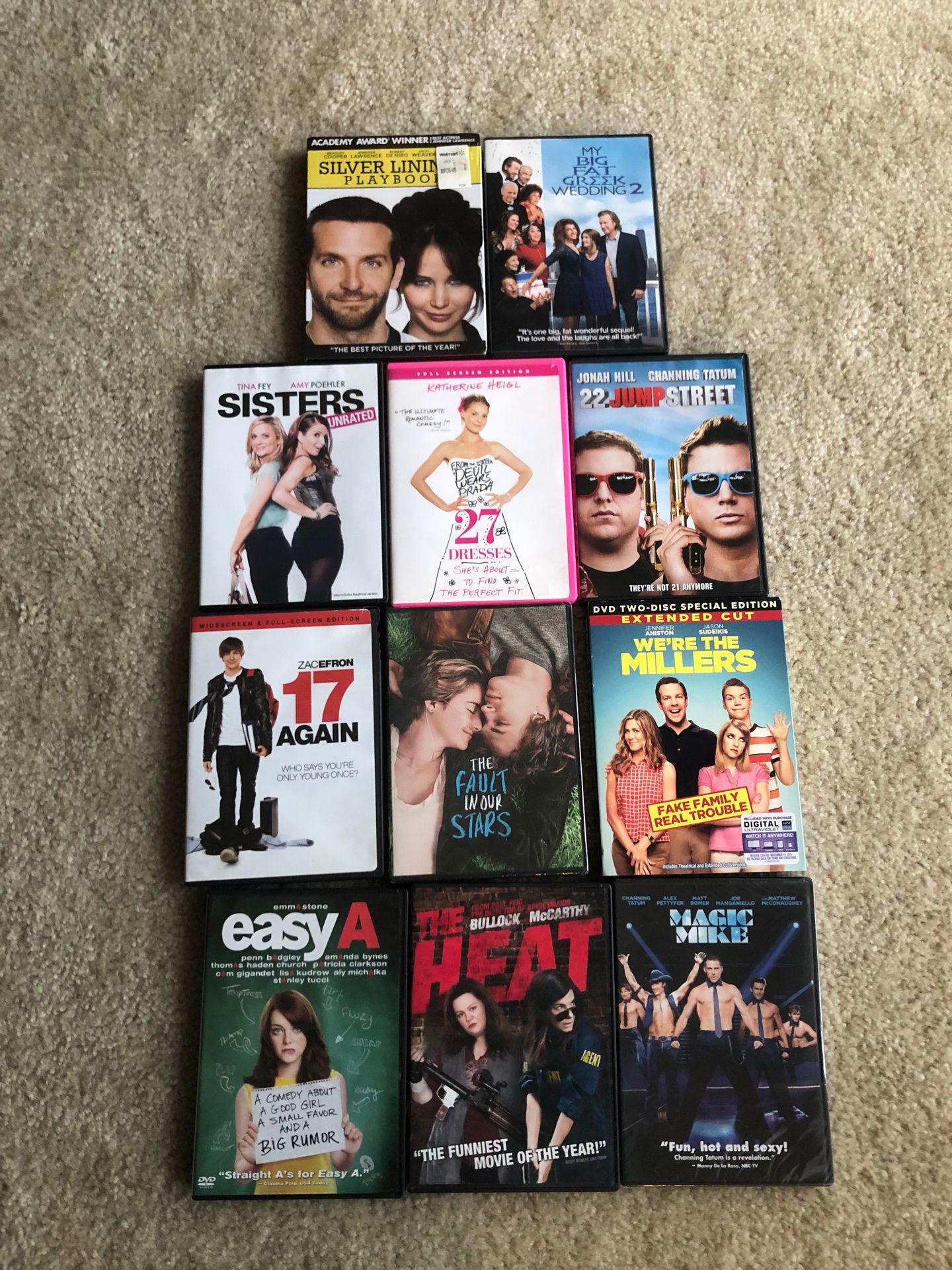 Movie Lot, Comedies Rom-Coms, DVDs