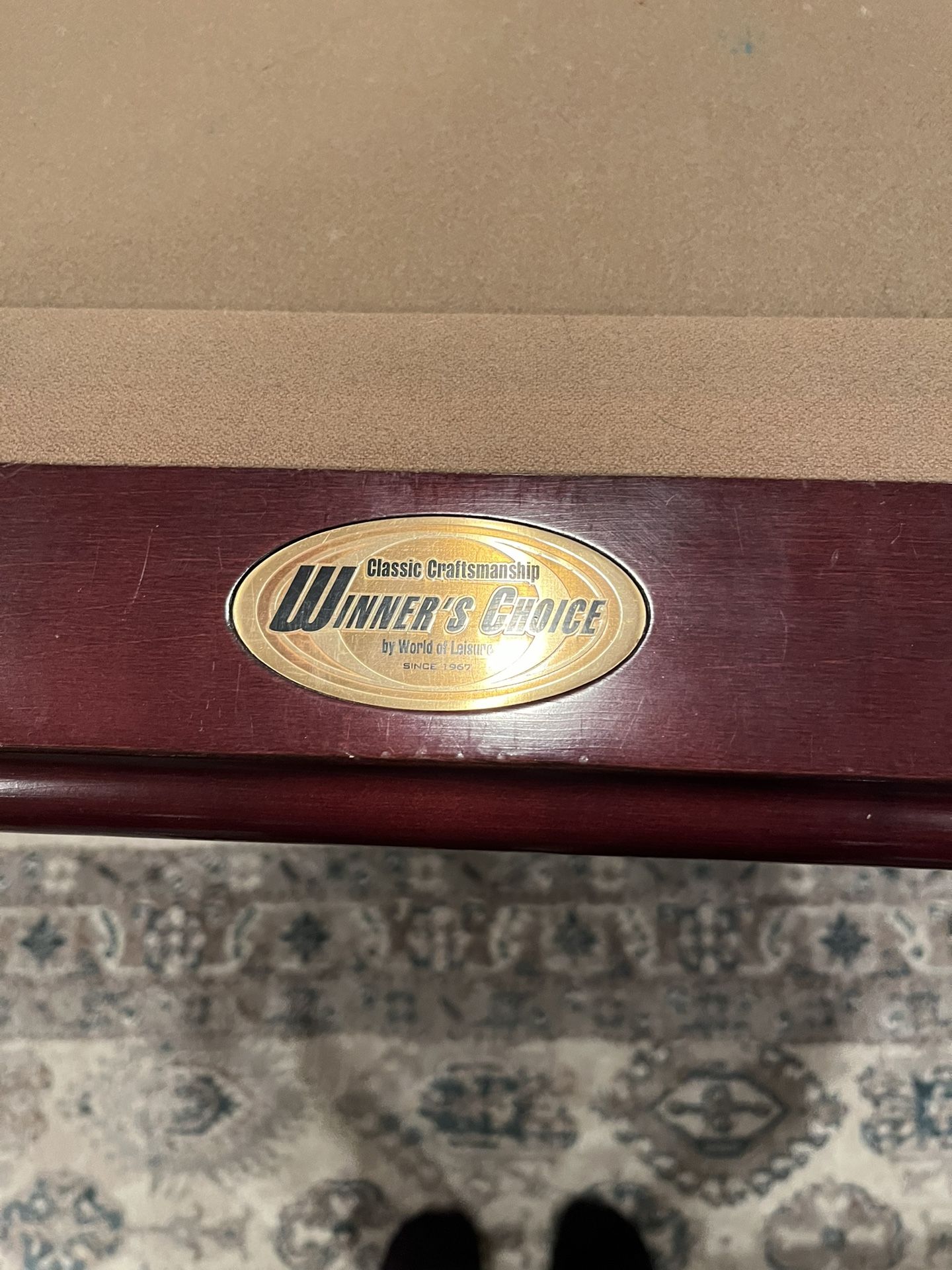 Beautiful Full Sized pool Table