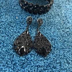 Black Opal Jewelry Set 