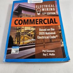 Cengage Commercial Electrical Wiring 17th Edition