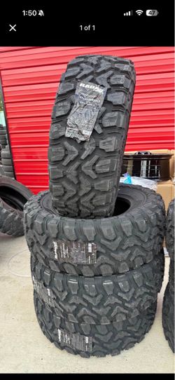 Radar Renegade MT 37x12.50R20LT Tires – Set of 4