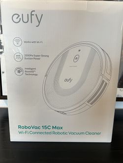 Eufy RoboVac 15C Max – Wi-Fi Robotic Vacuum (New / Like New)