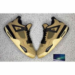 Jordan 4 Fossil Mushroom 11.5 Women/10 Men Preowned