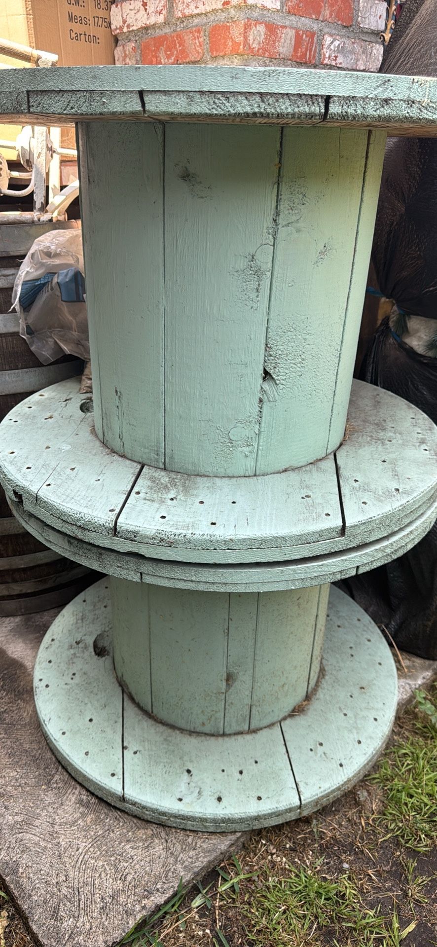 30 Inch Wood Spools