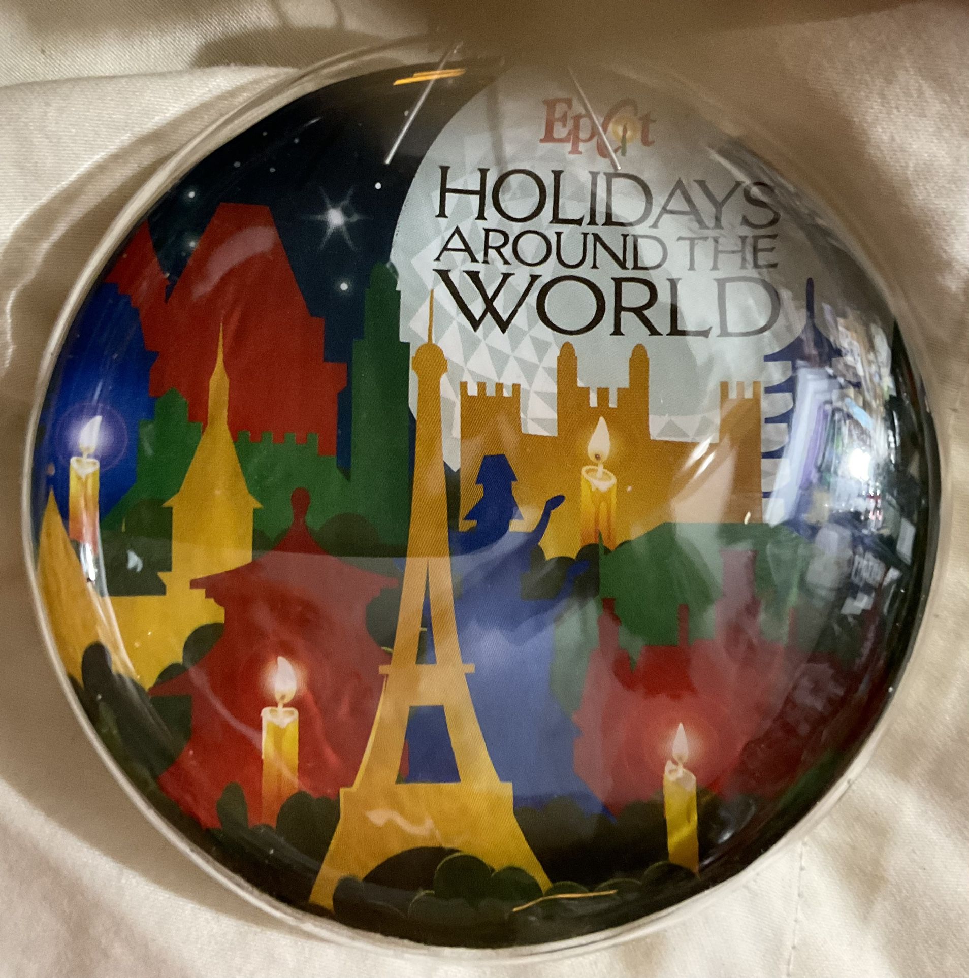 Disney Passholder Commemorative Collection Ornaments X3