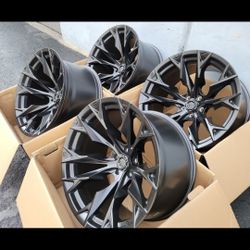 22" Fuel Flame D804 wheels/rims 22x12" -44 offset
