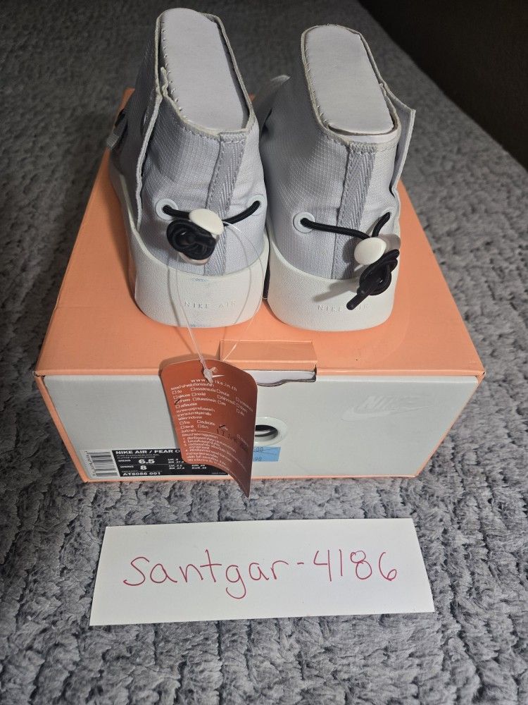 NIKE AIR x FEAR OF GOD | Pure Platinum & Black Sail Moccasin Sneakers Men’s 6.5 Nike Air Fear Of God Moccasin Pure Platinum Men main image 4
