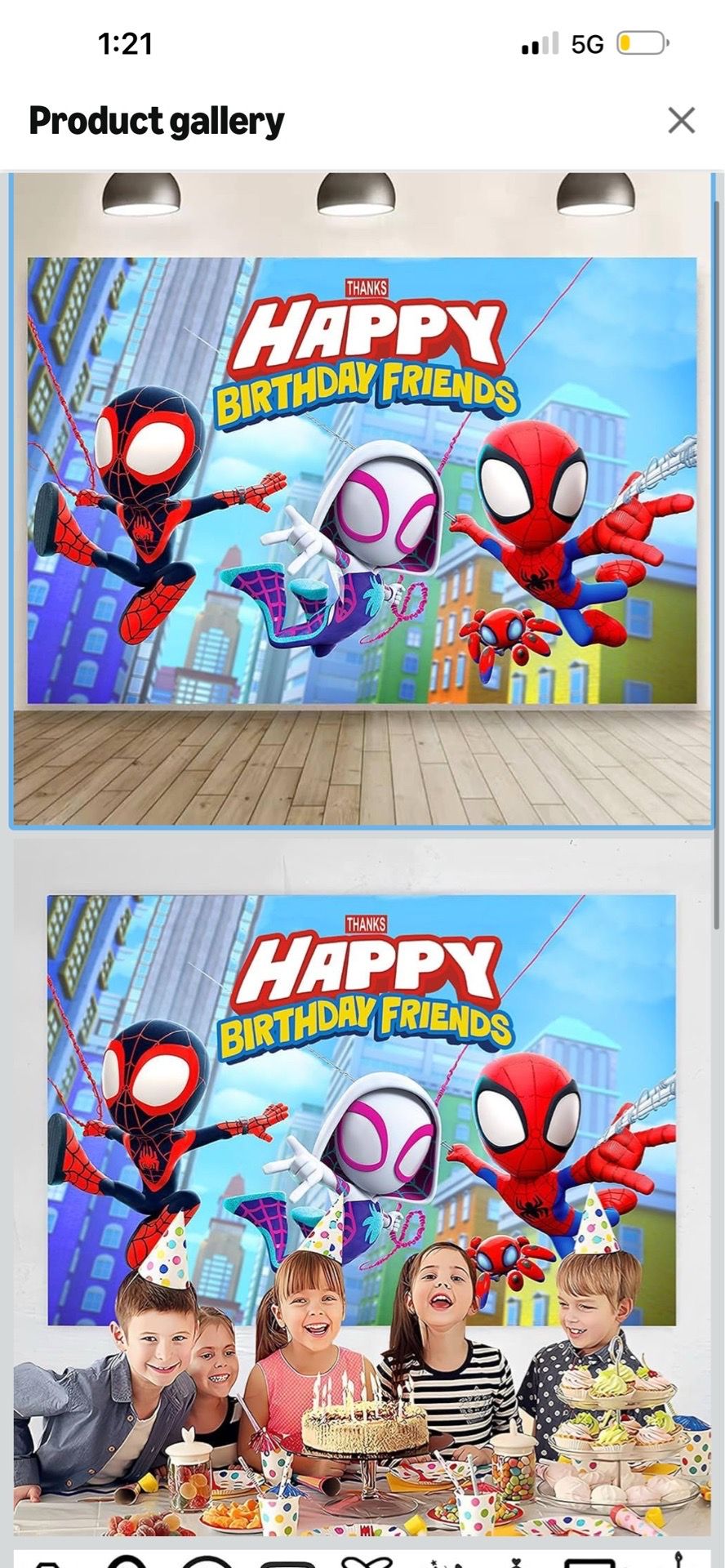 Spidey and friends party