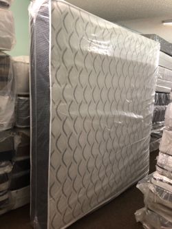 King mattress and box springs $200