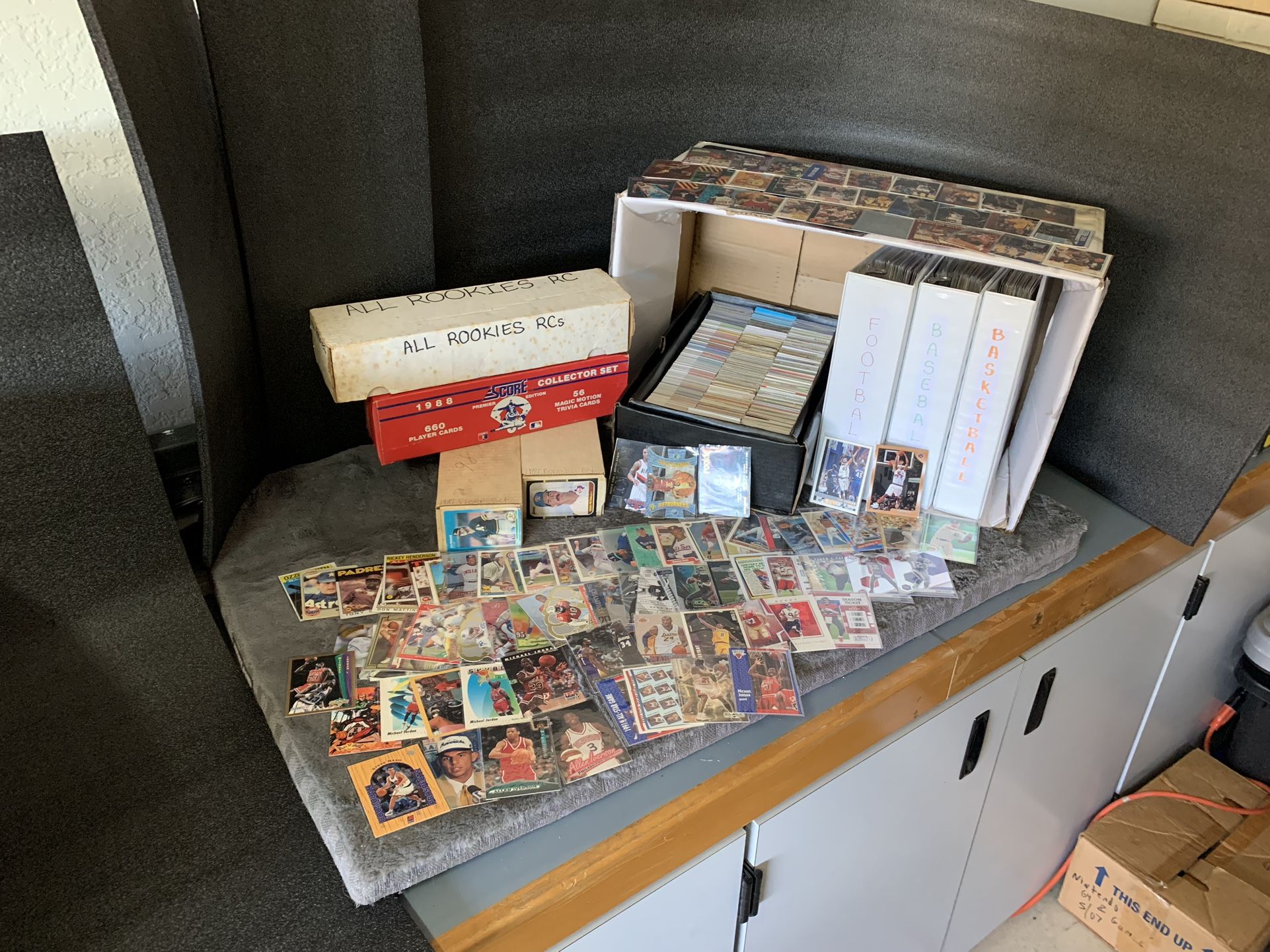 Garage Sale/Storage Locker Sports Card Collection (basketball/football/baseball)