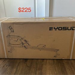 New/sealed YOSUDA Magnetic Water Rowing Machine 350 LB Weight Capacity