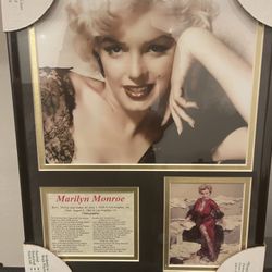 Legends Never Die Marilyn Monroe Black Lace Framed Photo Collage, 