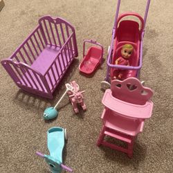 Doll Furniture and Accessories Set