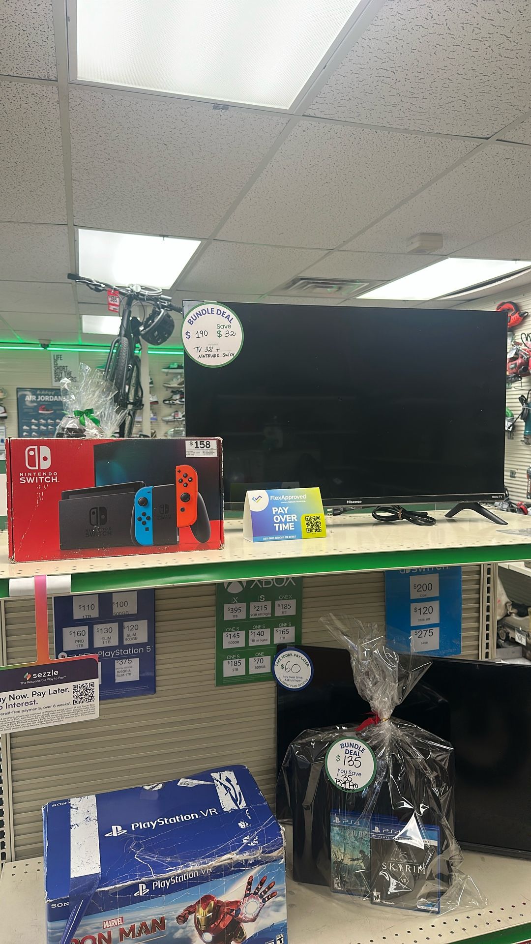 Tv With Switch Combo 