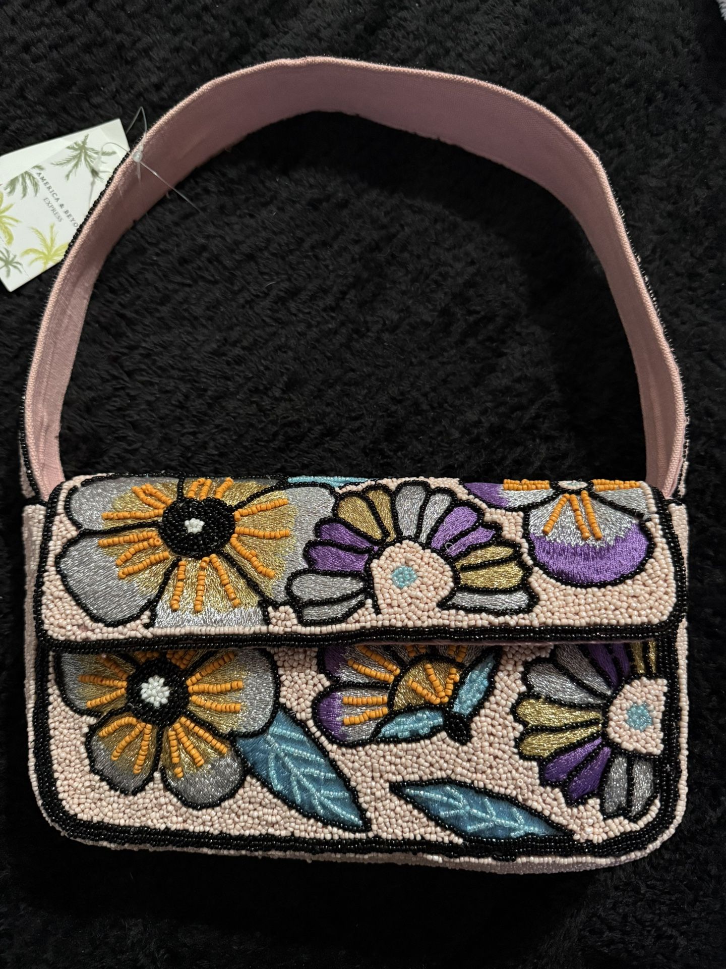 Viral Beaded Purse , America & Beyond , New Pink Bag , (Louis Vuitton , Gucci, Saint Laurent, Christian Dior)
