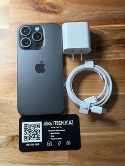 📱 iPhone 15 Pro | 256GB | Black Titanium | Unlocked (Any Carrier)