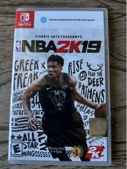 Nintendo Switch NBA 2K19 (Sealed) – Brand New