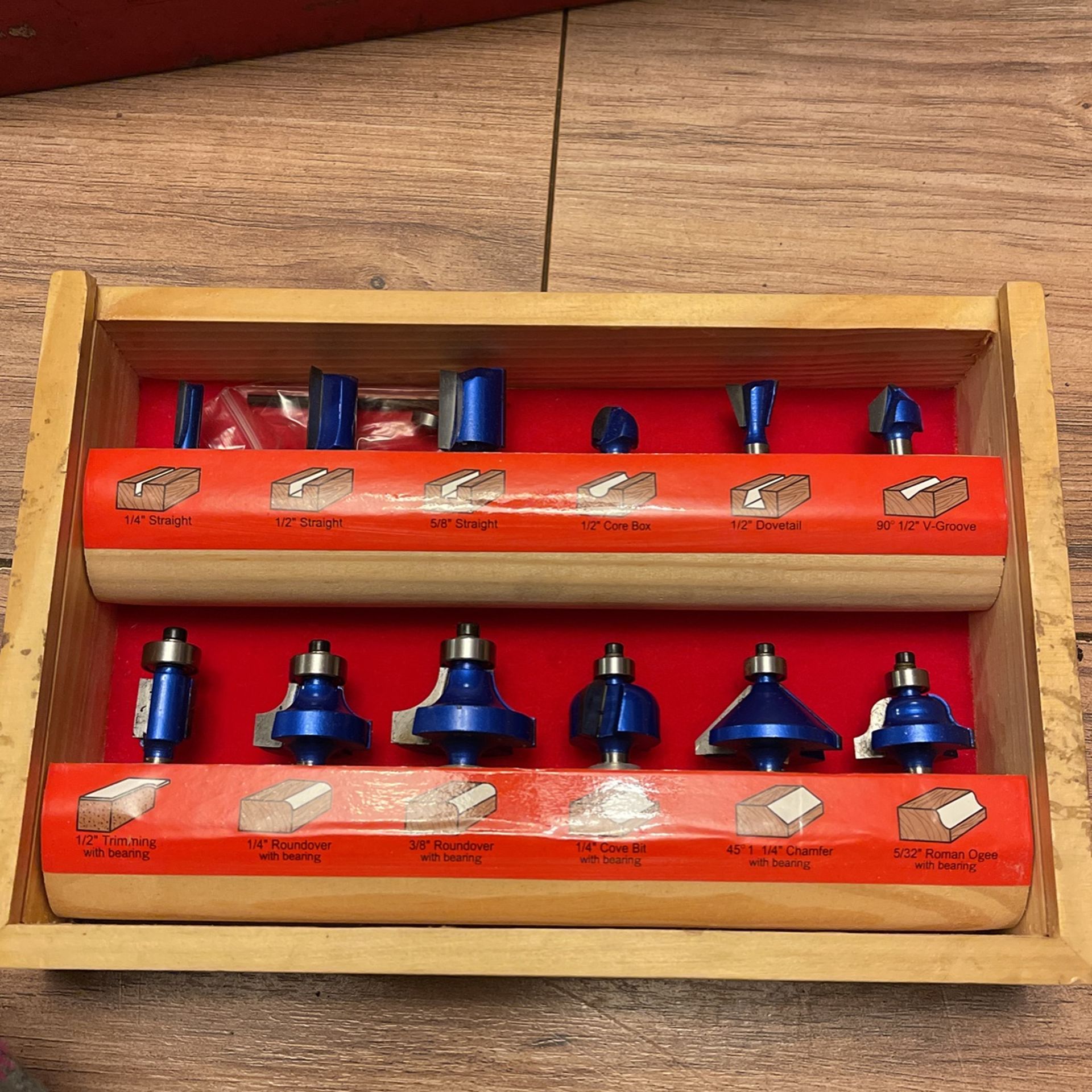 Router Bit Set 12pc Set