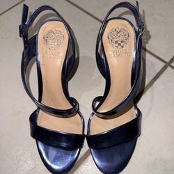 VINCE CAMUTO blue Metallic Heels 8 1/2