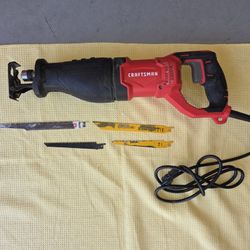 Craftsman corded reciprocating saw (Sawzall-style).