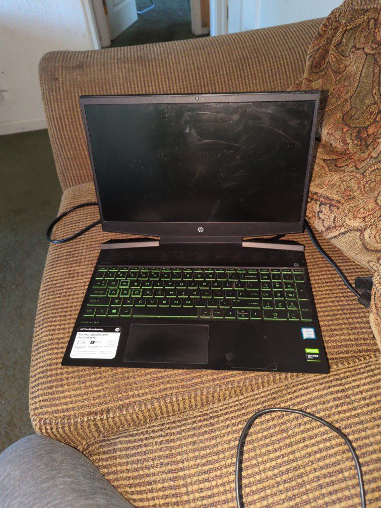 HP Pavilion Low-End Green Gaming Laptop