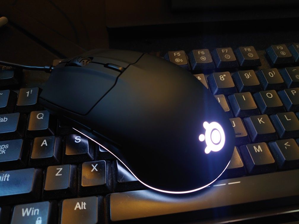 Black LED RGB Steel Series Gaming Mouse Computer PC Desktop Laptop Home Office School 