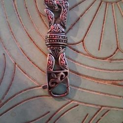 Stainless Steel Scrolled Mens Bracelet 