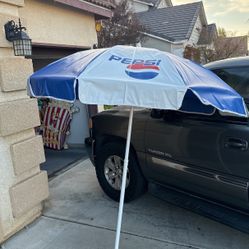 Brand new Pepsi umbrellas