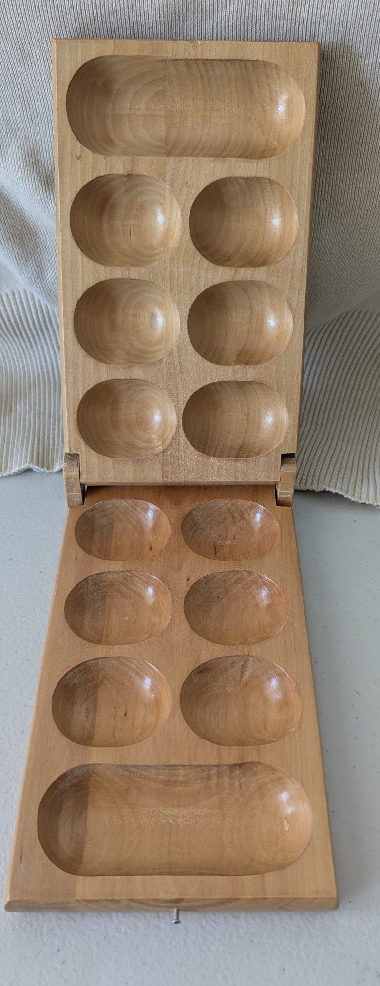 Wooden classic Indonesia SUNGKA CONGKAK handmade traditional game board