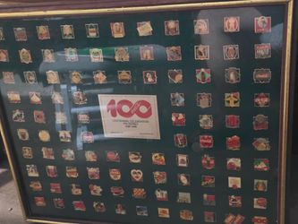 Collection picture of Coca-Cola from 1886 to 1986.