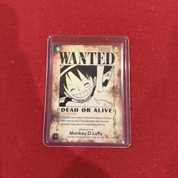 Monkey D Luffy OP13-118 SP Wanted Poster Manga	One Piece Card English