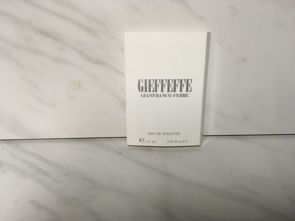 Gieffeffe Unisex Gianfranco Ferre Eau de Toilette Vial Splash 0.05 oz