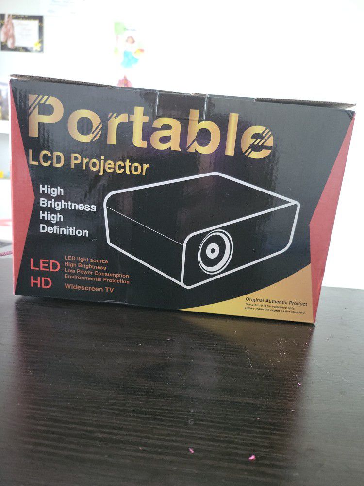 Movie Projector, SMOENT 1080P HD Projector 7500L Home Projector Video TV Projector Mini Portable 