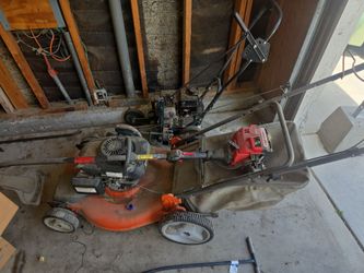Husky lawnmower/Troy Built wacker/craftsman edger