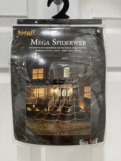 New Spirit Halloween Spider Web Decoration
