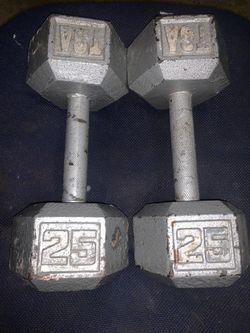 25 lb dumbbells