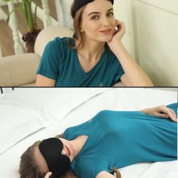 Eye Mask for Sleeping, 3D Contoured Sleep Eye Mask with Adjustable Strap, Night Eye Sleep Mask for Lash Extensions, Eye Shade Cover for Traveling Yoga